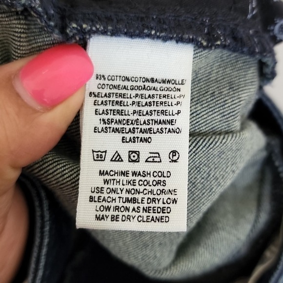 Free People Curvy High Rise Lace Up Flare Jeans Blue Size 26 - Picture 8 of 10